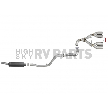 AFE Exhaust Rebel Cat Back System - 49-38071-P-3