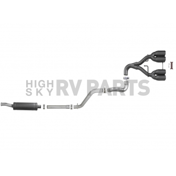 AFE Exhaust Rebel Cat Back System - 49-38073-B-2