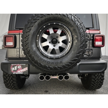 AFE Exhaust Rebel Cat Back System - 49-38073-P-4