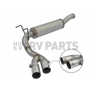 AFE Exhaust Rebel Cat Back System - 49-42057-P