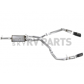 AFE Exhaust Rebel Cat Back System - 49-42059-B-3
