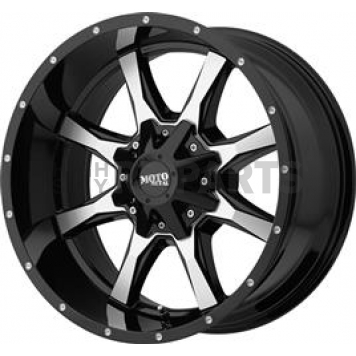 Moto Metal Wheel MO970 - 20 x 10 Black With Natural Face - MO97021035318N