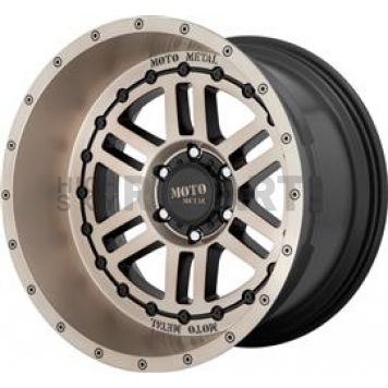 Moto Metal Wheel MO800 - 20 x 10 Black With Bronze Tinted Face - MO80021087618N