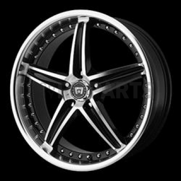 Motegi Racing Wheels MR107 - 17 x 7.5 Black With Natural Accents - MR10777512345