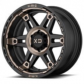KMC Wheel XD840 Spy II 17 x 9 Black With Dark Tinted - XD84079050912N