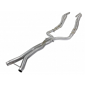 AFE Twisted Steel Exhaust Header - 48-34127-YN