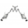 AFE Exhaust Mach Force XP Cat Back System - 49-43049-P
