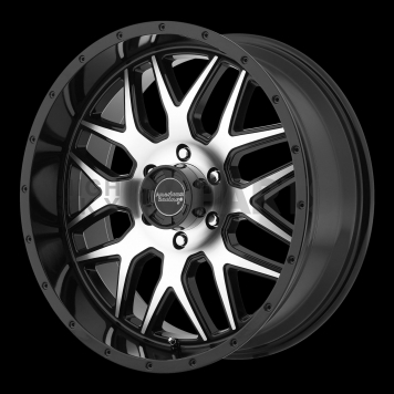 American Racing Wheels AR910 - 17 x 8.5 Black With Natural Face - AR91078580300-1