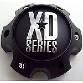 KMC Wheels Wheel Center Cap Closed Black Matte Single - 1079L140MB