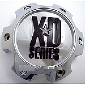 KMC Wheels Wheel Center Cap Closed Silver Chrome Plated Single - 1079L145