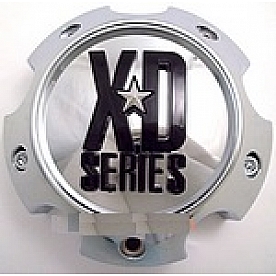 KMC Wheels Wheel Center Cap Closed Silver Chrome Plated Single - 1079L145A