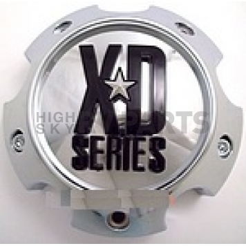 KMC Wheels Wheel Center Cap Closed Silver Chrome Plated Single - 1079L145A