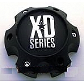 KMC Wheels Wheel Center Cap Closed Black Matte Single - 1079L145MB