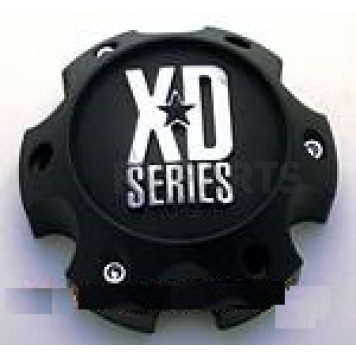 KMC Wheels Wheel Center Cap Closed Black Matte Single - 1079L145MB