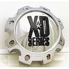 KMC Wheels Wheel Center Cap Closed Silver Chrome Plated Single - 1079L170