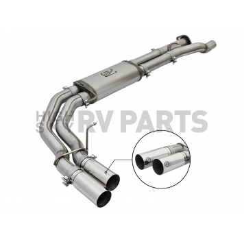 AFE Exhaust Rebel Cat Back System - 49-43091-P