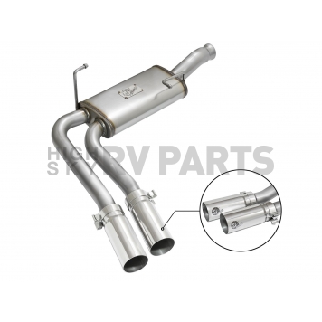 AFE Exhaust Rebel Cat Back System - 49-44070-P