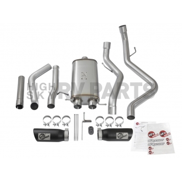 AFE Exhaust Mach Force XP Cat Back System - 49-44071-B-6