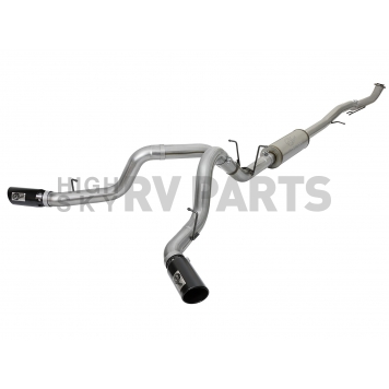AFE Exhaust Large Bore HD Down Pipe Back System - 49-44091-B