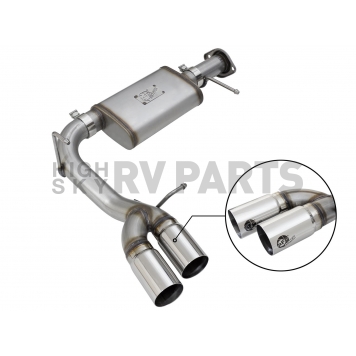 AFE Exhaust Rebel Cat Back System - 49-44096-P