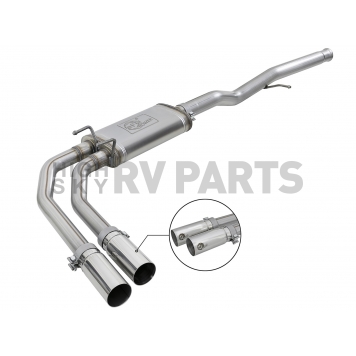 AFE Exhaust Rebel Cat Back System - 49-44098-P