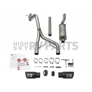 AFE Exhaust Rebel Cat Back System - 49-48056-B-6