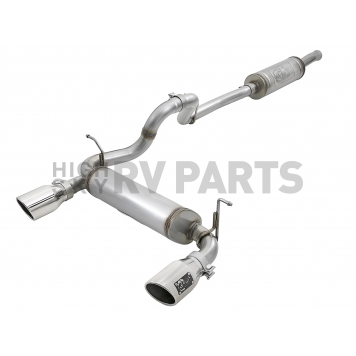 AFE Exhaust Rebel Cat Back System - 49-48066-P
