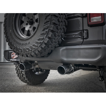 AFE Exhaust Rebel Cat Back System - 49-48076-B-4