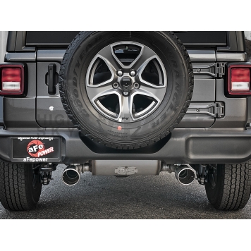 AFE Exhaust Rebel Cat Back System - 49-48076-P-3
