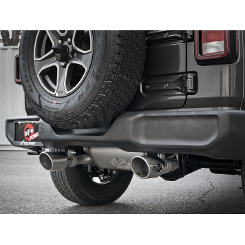 AFE Exhaust Rebel Cat Back System - 49-48076-P-4