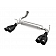 AFE Exhaust Rebel Axle Back System - 49-48086-B