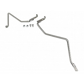 Advanced FLOW Engineering Fender Brace - Polished Stainless Steel Set Of 2 - 49-82010