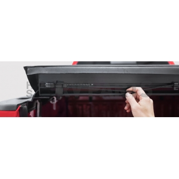 Access Covers Soft Rolling-Up Tonneau Cover Black Vinyl - 12389-3