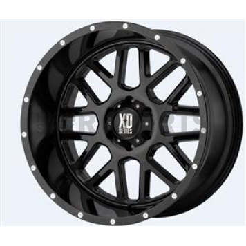 KMC Wheel XD820 Grenade - 20 x 10 Black With Natural Blue Tinted Face - XD82021050524NRC