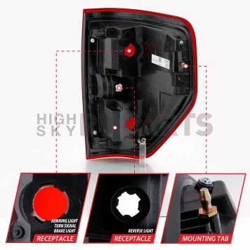 ANZO USA Tail Light Assembly 311299-2