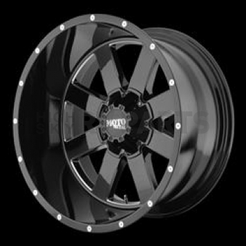 Moto Metal Wheel MO962 - 20 x 12 Black With Natural Accents - MO96221268344N