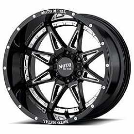 Moto Metal Wheel MO993 Hydra - 20 x 9 Black With Natural Accents - MO99329050300