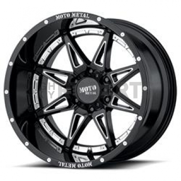 Moto Metal Wheel MO993 Hydra - 20 x 9 Black With Natural Accents - MO99329058318