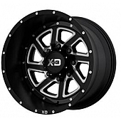 KMC Wheel XD833 20 x 9 Black With Natural Spokes - XD83329063912N