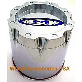 Moto Metal Wheel Center Cap 5.15 Inch Closed Chrome Plated Plastic - MO353B136CH1