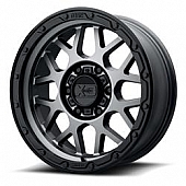 KMC Wheel XD135 Grenade OR 17 x 9 Gray Center With Black Lip - XD13579063418