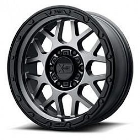 KMC Wheel XD135 Grenade OR 17 x 9 Gray Center With Black Lip - XD13579063418