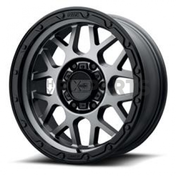 KMC Wheel XD135 Grenade OR 17 x 9 Gray Center With Black Lip - XD13579063418
