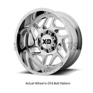 KMC Wheel XD836 Fury 20 x 9 Silver - XD83629063218
