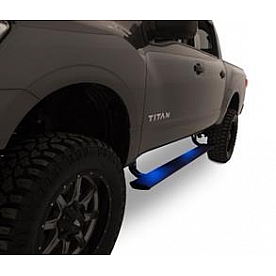 Amp Research Running Board 600 Pound Capacity Aluminum Power Lowering - 75120-01A
