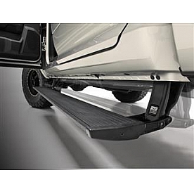 Amp Research Running Board 600 Pound Capacity Aluminum Power Lowering - 75138-01A-B