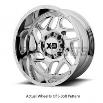 KMC Wheel 20 Diameter 18 Offset Aluminum Silver Single
