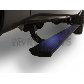 Amp Research Running Board 600 Pound Capacity Black Textured Powder Coated - 76136-01A