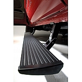 Amp Research Running Board 600 Pound Capacity Aluminum Power Lowering - 76243-01A