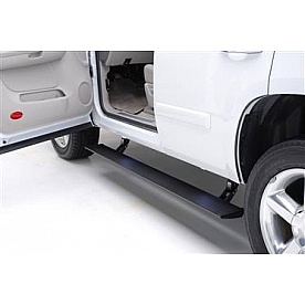 Amp Research Running Board 600 Pound Capacity Aluminum Power Lowering - 76331-01A